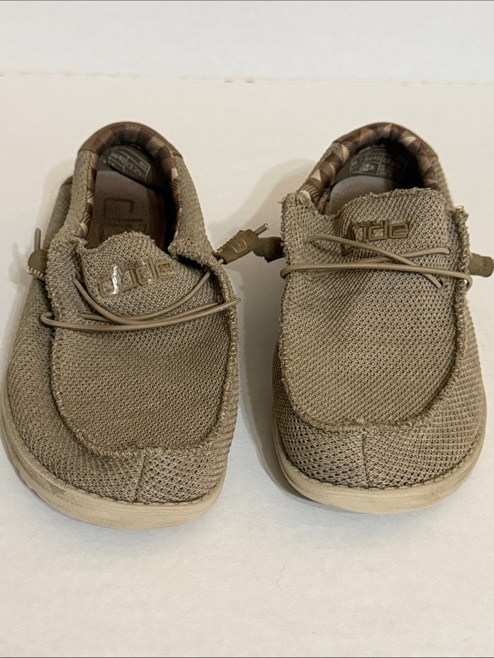 Hey Dude Men's Slip-On Loafers in Tan